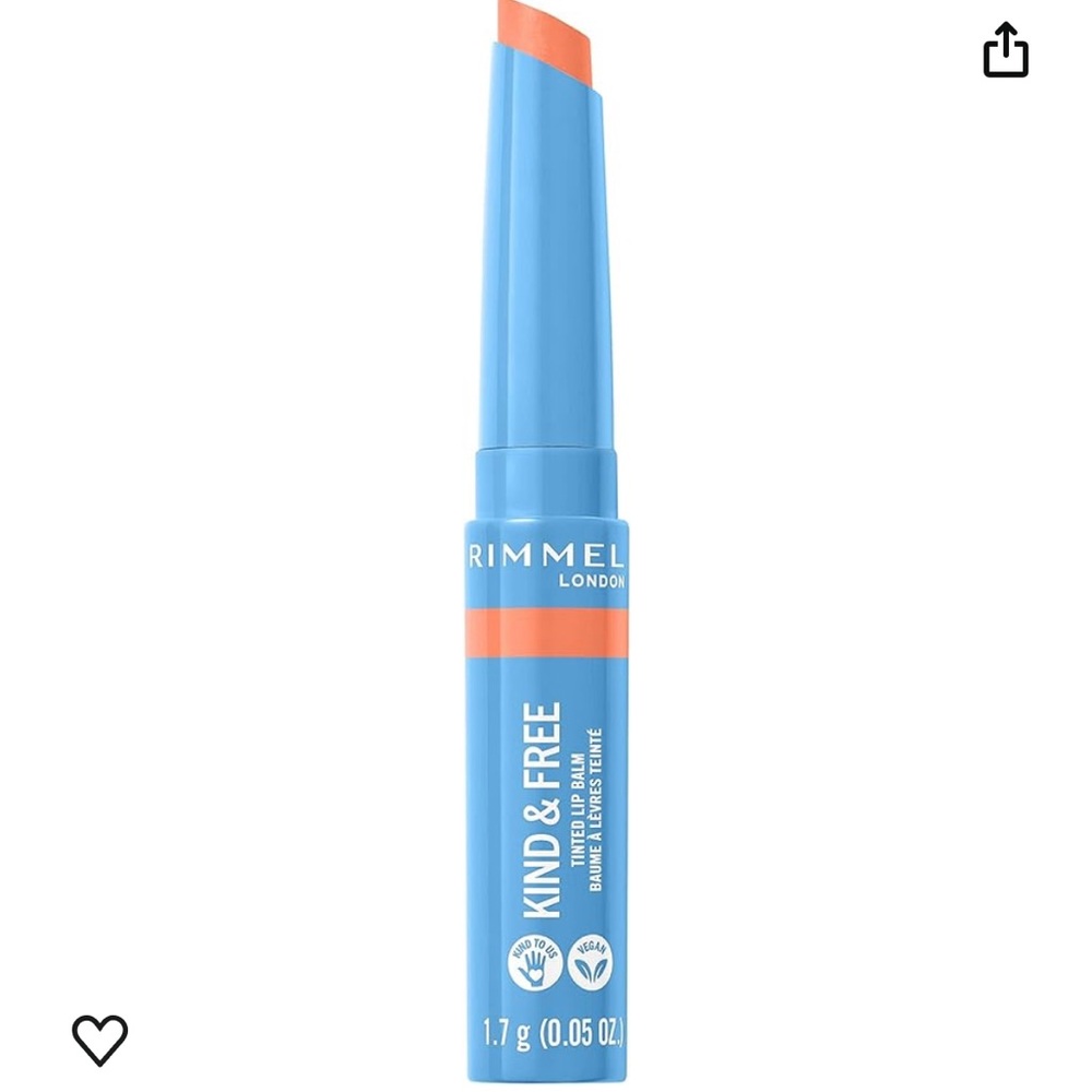 NWT RIMMEL LONDON - Kind & Free Tinted Lip Balm - Tropical Spark - 003